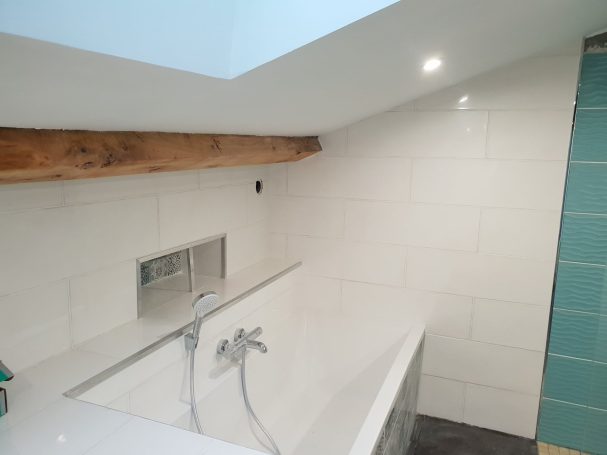 Finition salle de bain