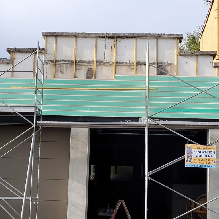 rénovation et travaux sur façade